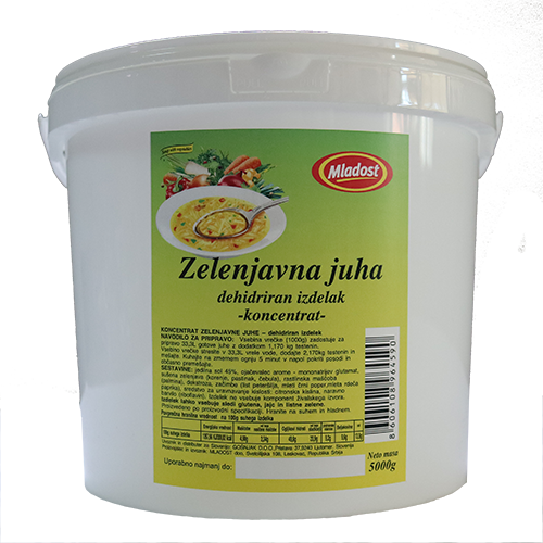 Koncentrat zelenjavne juhe