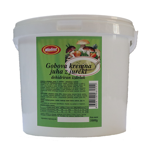 Gobova kremna juha z jurčki
